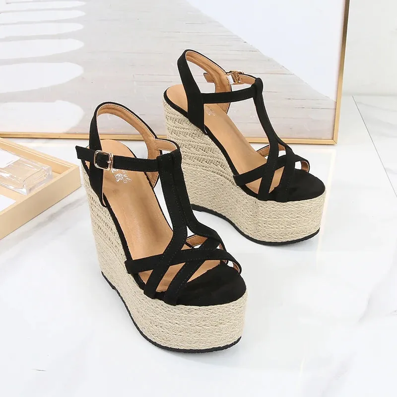 Alice- Plateau High Heels Sandale
