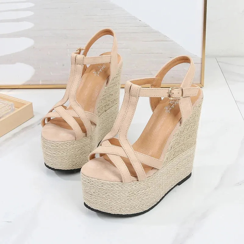 Alice- Plateau High Heels Sandale
