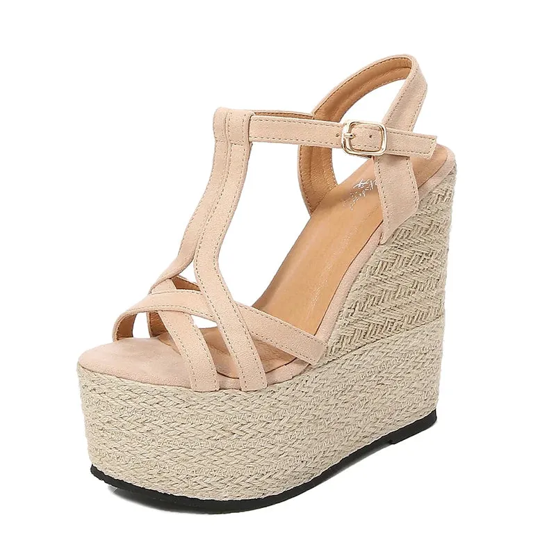Alice- Plateau High Heels Sandale