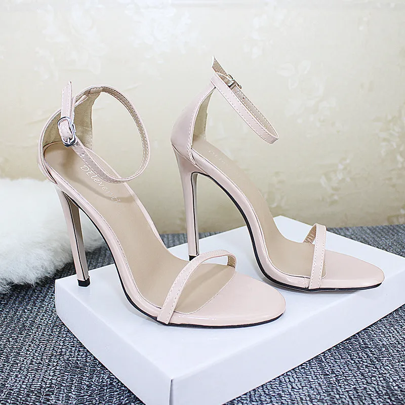 Amanda  Superhohe Damen High Heels Sandalen
