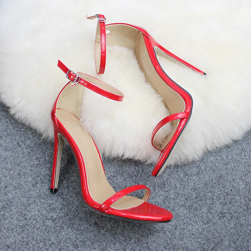 Amanda  Superhohe Damen High Heels Sandalen