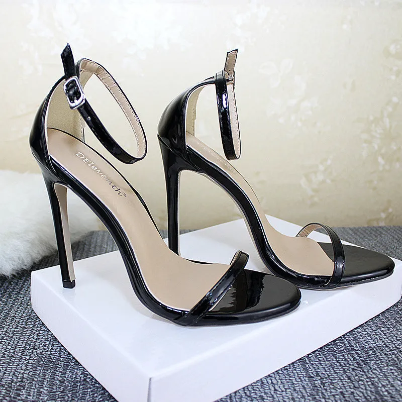 Amanda  Superhohe Damen High Heels Sandalen