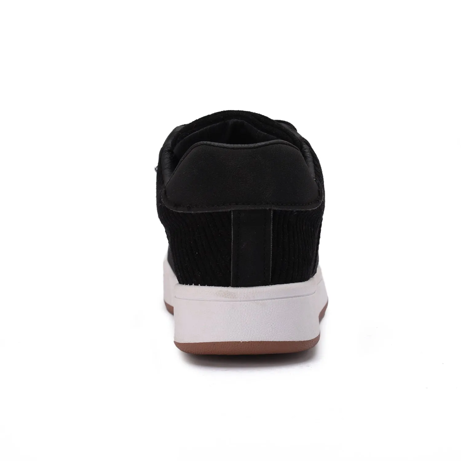 Corduroy Retro Sneakers-Black