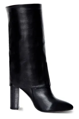 HIGH-HEEL GAITER BOOTS