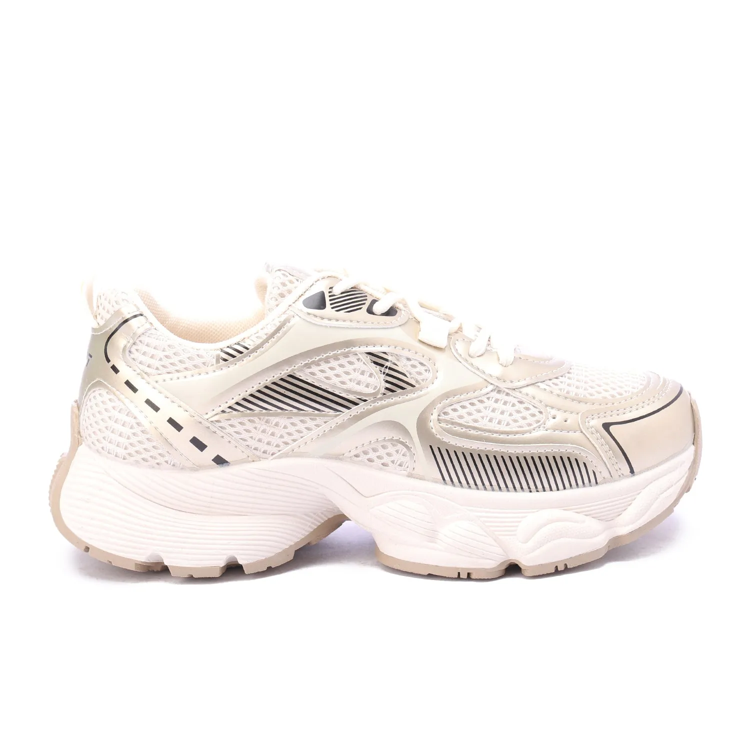 Lunar Glide Mesh Sneakers-Beige