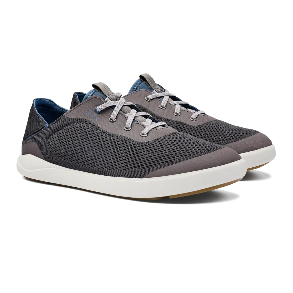 Men's Olukai Moku Pae Color: Pavement / Vintage Blue