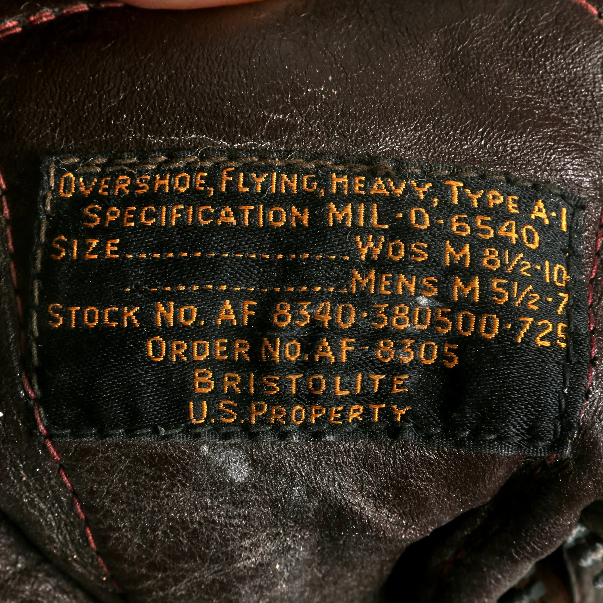 Original U.S. Korean War Era US Air Forces Type A-1 (“A-6A”) Pilot Winter Flying Boots - Size M (5 ½ - 7)