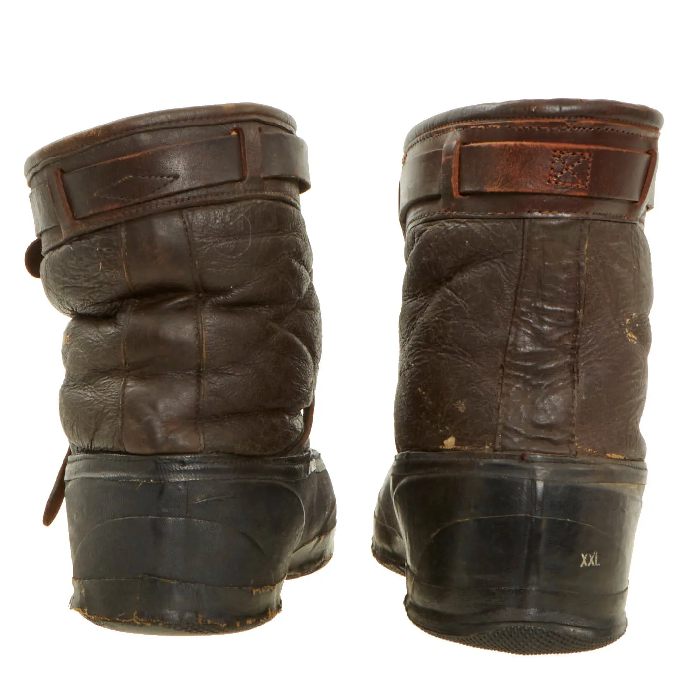 Original U.S. WWII Army Air Force Type A-6A Pilot Winter Flying Boots - Size XXL (10.5 - 11)