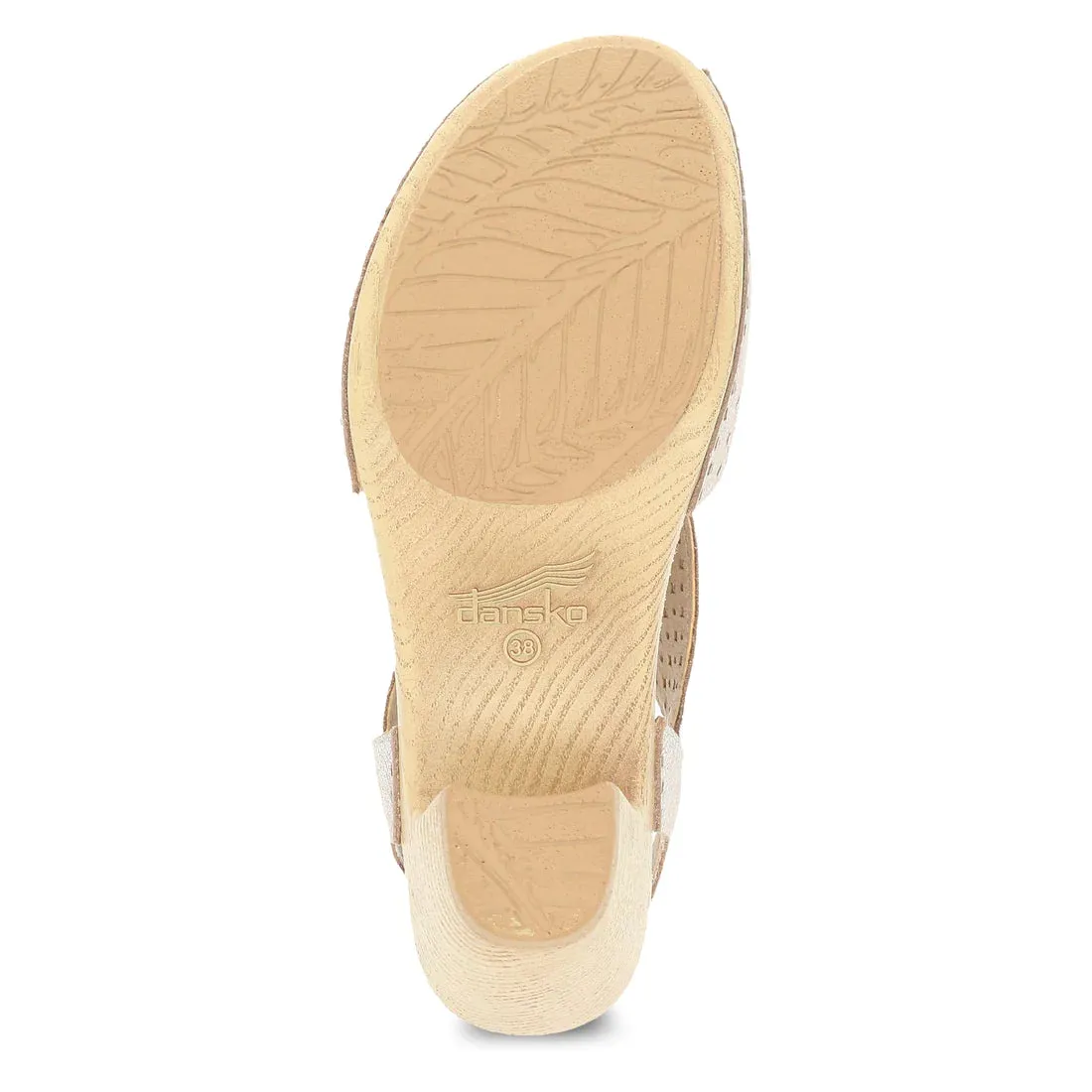Women's Dansko Teagan Color: White Vintage Leather Sandal